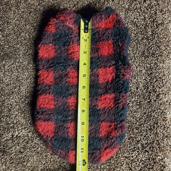 Buffalo Plaid Small Dog Sweater & 2 Pupteck Harnesses Red Plaid Paw Shield XS/S - Picture 10 of 10